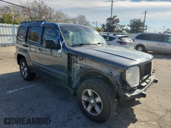 ✅ 2008 Jeep Liberty Sport • VIN: 1J8GN28K98W234530 • Lot: 84577545. Listed on Copart with 199,429 mi. Free auction sales archive from the USA and detailed vehicle history report at DreamBid. Image 4.