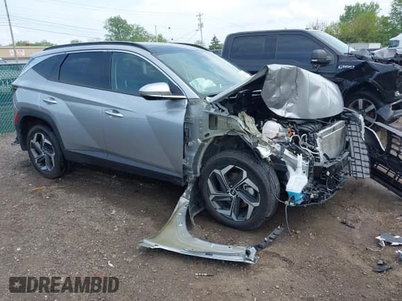 ✅ 2023 Hyundai Tucson Limited • VIN: 5NMJECAE9PH289763 • Lot: 42221337. Listed on IAAI with 16,817 mi. Free auction sales archive from the USA and detailed vehicle history report at DreamBid. Image 1.