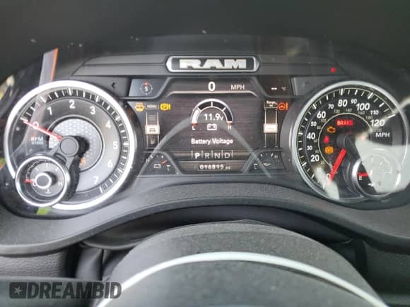 2022 Ram 1500 Big Horn with VIN 1C6RRFFG9NN306166, listed as a Copart auction lot 80325305 with 16,815 mi miles and Non repairable. Bid and sale history available at DreamBid. Image 9.