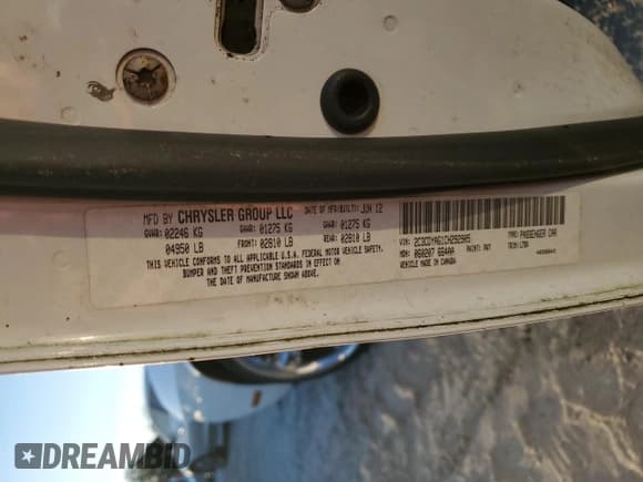 ✅ 2012 Dodge Challenger SXT • VIN: 2C3CDYAG1CH292905 • Lot: 75445024. Wystawiony na Copart z przebiegiem 158 157 mil. Bezpłatny archiwum sprzedaży aukcyjnych z USA i szczegółowy raport historii pojazdu na DreamBid. Zdjęcie 12.