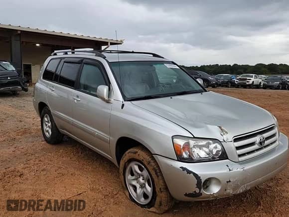 2005 Toyota Highlander with VIN JTEGD21A450129951, listed as a Copart auction lot 83995535 with 128,385 mi miles and Salvage title. Bid and sale history available at DreamBid. Image 15.