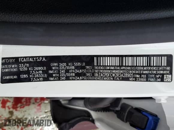 2024 Dodge Hornet R/T z VIN ZACPDFCW2R3A28905, wystawiony jako Copart lot #73383364 z przebiegiem 7 097 mil mil oraz Czysty tytuł • Clean title. Historia ofert i sprzedaży dostępna na DreamBid. Obrazek 14.