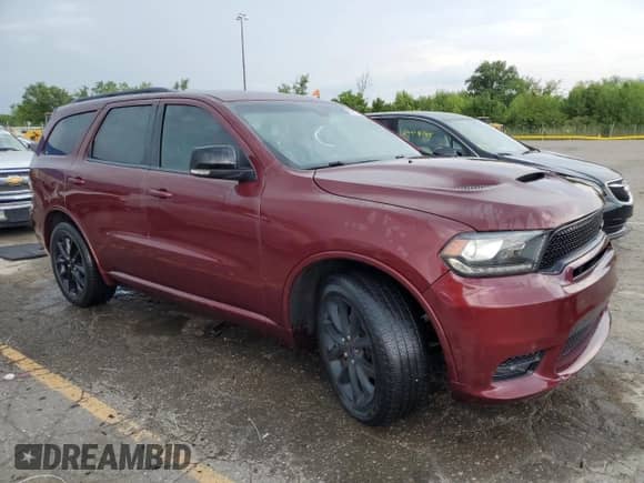 2018 Dodge Durango GT z VIN 1C4RDHDG3JC485865, wystawiony jako Copart lot #65969135 z przebiegiem 83 916 mil mil oraz Czysty tytuł • Clean title. Historia ofert i sprzedaży dostępna na DreamBid. Obrazek 4.