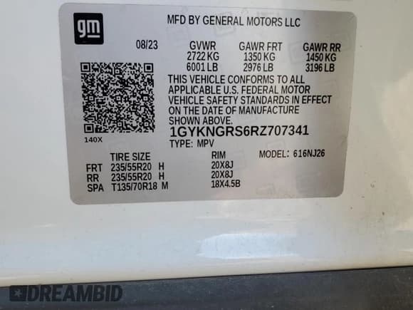 ✅ 2024 Cadillac XT5 AWD Sport • VIN: 1GYKNGRS6RZ707341 • Lot: 85850045. Wystawiony na Copart z przebiegiem Nie podano. Bezpłatny archiwum sprzedaży aukcyjnych z USA i szczegółowy raport historii pojazdu na DreamBid. Zdjęcie 13.