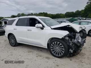 2023 Hyundai Palisade Calligraphy с VIN KM8R7DGE9PU530588, выставлен на аукционе Copart как лот 69381364 с пробегом 29 752 миль миль и Списание • Salvage title. История ставок и продаж доступна на DreamBid. Изображение 4.