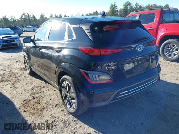 ✅ 2023 Hyundai Kona Limited • VIN: KM8K53AG6PU163791 • Lot: 43637198. Listed on IAAI with 26,338 mi. Free auction sales archive from the USA and detailed vehicle history report at DreamBid. Image 3.