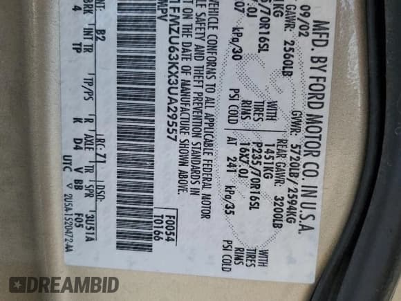 ✅ 2003 Ford Explorer XLT • VIN: 1FMZU63KX3UA29557 • Лот: 43083855. Опубликован ранее на Copart с пробегом 129 205 миль. Бесплатный доступ к архиву аукционных продаж из США и подробный отчёт об истории автомобиля на DreamBid. Изображение 13.