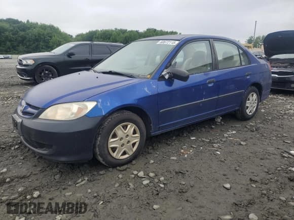 ✅ 2004 Honda Civic VP • VIN: 1HGES16334L015458 • Lot: 60672115. Listed on Copart with 157,970 mi. Free auction sales archive from the USA and detailed vehicle history report at DreamBid. Image 1.