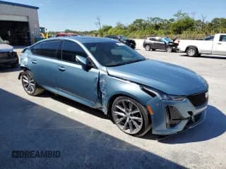 ✅ 2024 Cadillac CT5-V • VIN: 1G6DR5RW6R0129923 • Lot: 49929095. Listed on Copart with 5,306 mi. Free auction sales archive from the USA and detailed vehicle history report at DreamBid. Image 4.