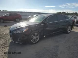 2018 Hyundai Sonata SEL with VIN 5NPE34AF0JH597078, listed as a Copart auction lot 85495585 with 101,970 mi miles and Salvage title. Bid and sale history available at DreamBid. Image 1.
