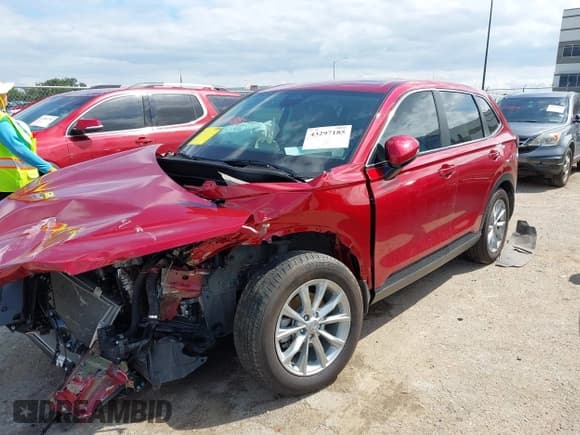 ✅ 2025 Honda CR-V EX • VIN: 2HKRS4H46SH429147 • Лот: 43297185. Опубликован ранее на IAAI с пробегом 7 504 миль. Бесплатный доступ к архиву аукционных продаж из США и подробный отчёт об истории автомобиля на DreamBid. Изображение 2.