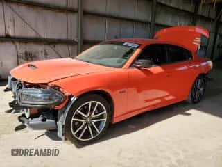 2023 Dodge Charger R/T z VIN 2C3CDXCT1PH604537, wystawiony jako Copart lot #54127035 z przebiegiem 51 932 mil mil oraz Czysty tytuł • Clean title. Historia ofert i sprzedaży dostępna na DreamBid. Obrazek 1.