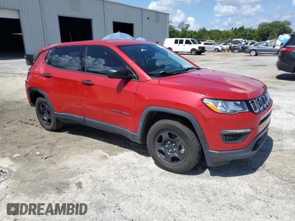 ✅ 2021 Jeep Compass Sport • VIN: 3C4NJCABXMT508313 • Lot: 61263855. Listed on Copart with 94,106 mi. Free auction sales archive from the USA and detailed vehicle history report at DreamBid. Image 4.