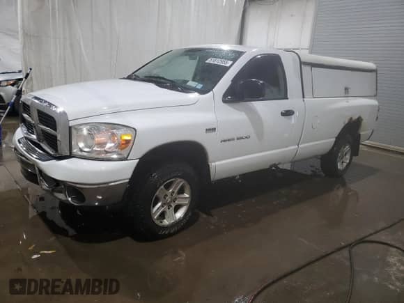 2007 Dodge 1500 SLT с VIN 1D7HU16207J549410, выставлен на аукционе Copart как лот 51812955 с пробегом 111 832 миль миль и Списание • Salvage title. История ставок и продаж доступна на DreamBid. Изображение 1.