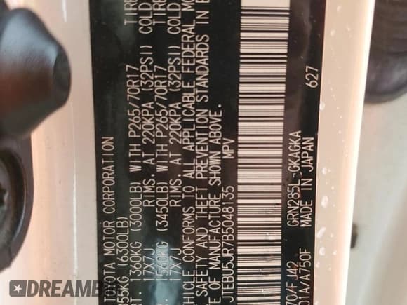 ✅ 2011 Toyota 4Runner SR5 • VIN: JTEBU5JR7B5048135 • Lot: 84887285. Wystawiony na Copart z przebiegiem 195 619 mil. Bezpłatny archiwum sprzedaży aukcyjnych z USA i szczegółowy raport historii pojazdu na DreamBid. Zdjęcie 13.