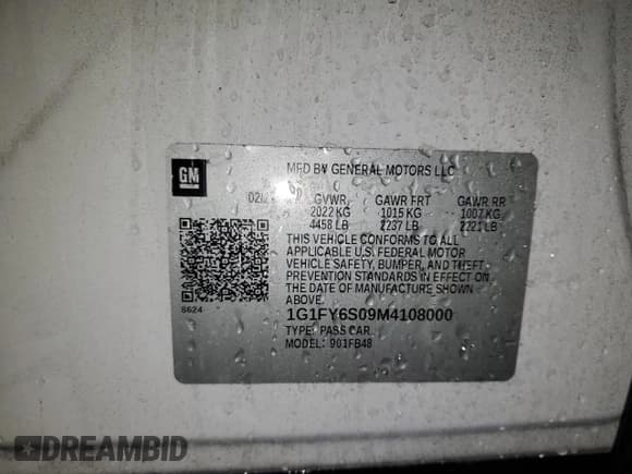 ✅ 2021 Chevrolet Bolt EV LT • VIN: 1G1FY6S09M4108000 • Lot: 82239794. Wystawiony na Copart z przebiegiem 22 915 mil. Bezpłatny archiwum sprzedaży aukcyjnych z USA i szczegółowy raport historii pojazdu na DreamBid. Zdjęcie 13.