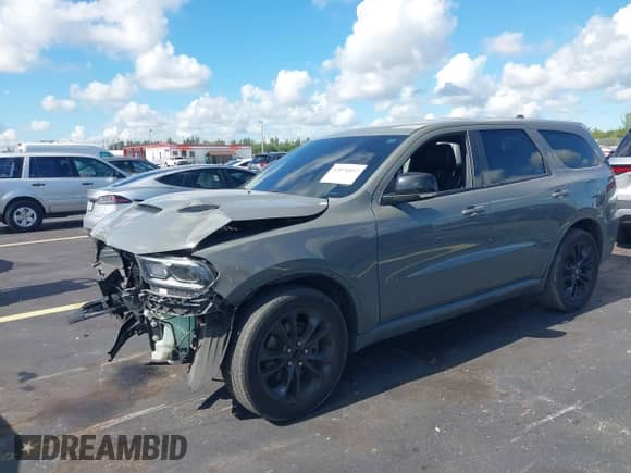 2021 Dodge Durango GT with VIN 1C4RDHDG9MC577714, listed as a IAAI auction lot 42976852 with 95,691 mi miles and . Bid and sale history available at DreamBid. Image 18.