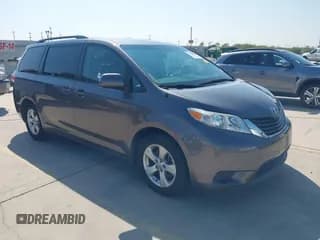 ✅ 2014 Toyota Sienna LE • VIN: 5TDKK3DC6ES463421 • Lot: 43558846. Listed on IAAI with 157,332 mi. Free auction sales archive from the USA and detailed vehicle history report at DreamBid. Image 1.