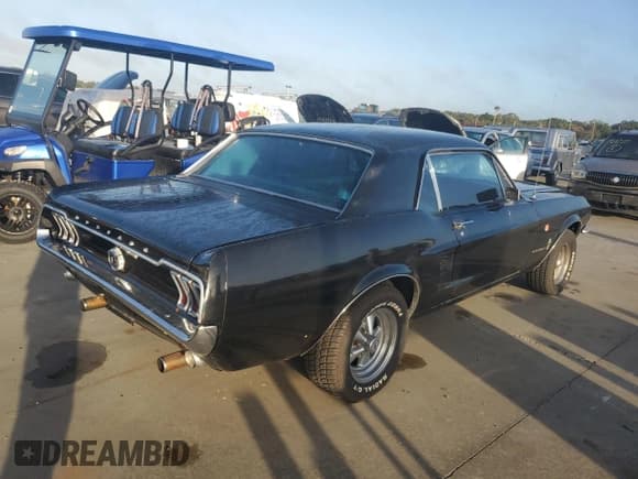 ✅ 1967 Ford Mustang • VIN: 7F01T188200 • Lot: 76997994. Listed on Copart with 721,833 mi. Free auction sales archive from the USA and detailed vehicle history report at DreamBid. Image 3.