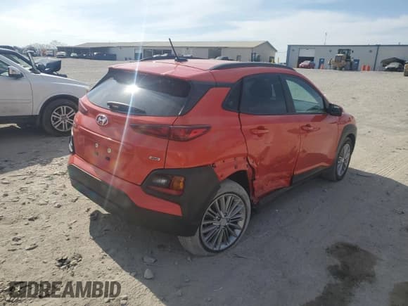 ✅ 2019 Hyundai Kona SEL • VIN: KM8K2CAA2KU237995 • Lot: 47663424. Listed on Copart with 29,088 mi. Free auction sales archive from the USA and detailed vehicle history report at DreamBid. Image 3.