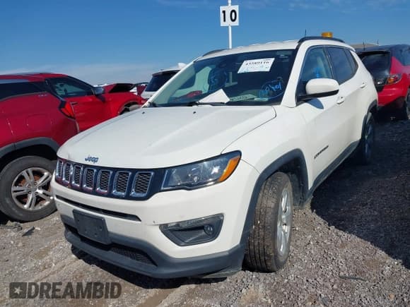 ✅ 2019 Jeep Compass Latitude • VIN: 3C4NJCBB9KT802894 • Lot: 43589116. Wystawiony na IAAI z przebiegiem 135 922 mil. Bezpłatny archiwum sprzedaży aukcyjnych z USA i szczegółowy raport historii pojazdu na DreamBid. Zdjęcie 18.