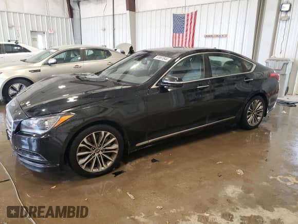 2015 Hyundai Genesis 3.8L z VIN KMHGN4JE7FU101468, wystawiony jako Copart lot #83661844 z przebiegiem 154 038 mil mil oraz Nie do naprawy • Non repairable. Historia ofert i sprzedaży dostępna na DreamBid. Obrazek 1.