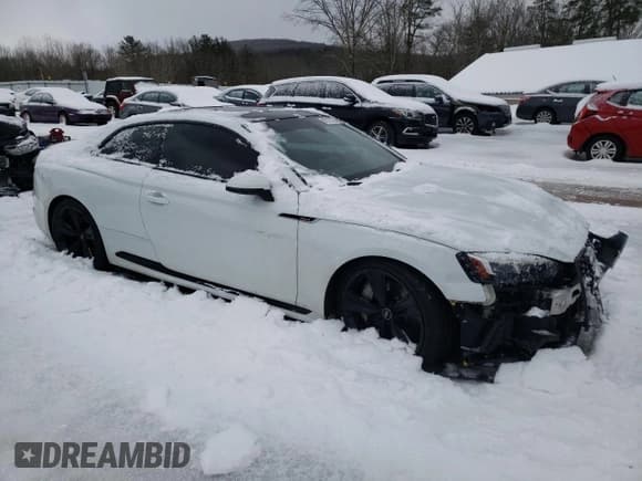 ✅ 2018 Audi RS 5 • VIN: WUAPWAF53JA902100 • Lot: 45120285. Listed on Copart with 39,423 mi. Free auction sales archive from the USA and detailed vehicle history report at DreamBid. Image 4.