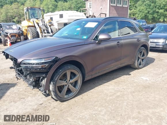 ✅ 2023 Genesis GV70 2.5T • VIN: KMUMADTB5PU102803 • Lot: 43157643. Listed on IAAI with 53,243 mi. Free auction sales archive from the USA and detailed vehicle history report at DreamBid. Image 2.