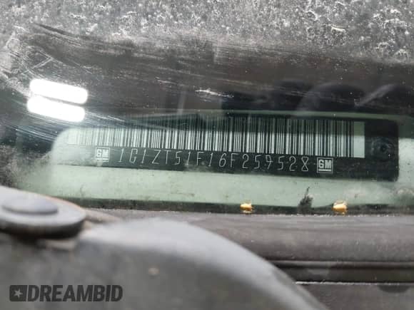 2006 Chevrolet Malibu 0LT with VIN 1G1ZT51F16F259528, listed as a IAAI auction lot 43430996 with 144,969 mi miles and . Bid and sale history available at DreamBid. Image 9.