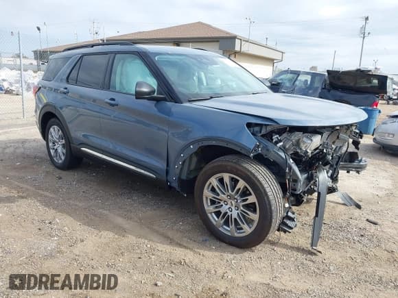 ✅ 2025 Ford Explorer Active • VIN: 1FMUK8DHXSGB94892 • Lot: 43434055. Listed on IAAI with 1,940 mi. Free auction sales archive from the USA and detailed vehicle history report at DreamBid. Image 1.