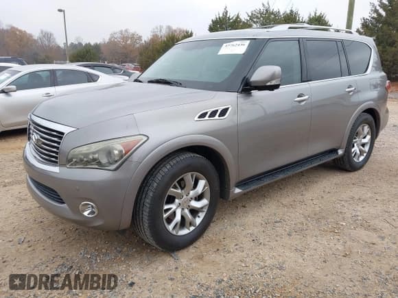 ✅ 2012 Infiniti QX56 7-passenger • VIN: JN8AZ2NF8C9515402 • Lot: 43762436. Listed on IAAI with 192,409 mi. Free auction sales archive from the USA and detailed vehicle history report at DreamBid. Image 2.