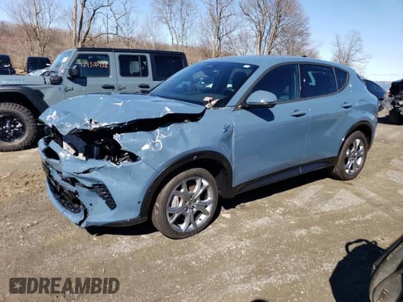 2024 Dodge Hornet R/T with VIN ZACPDFCW3R3A23874, listed as a Copart auction lot 47534075 with 15 mi miles and Salvage title. Bid and sale history available at DreamBid. Image 1.