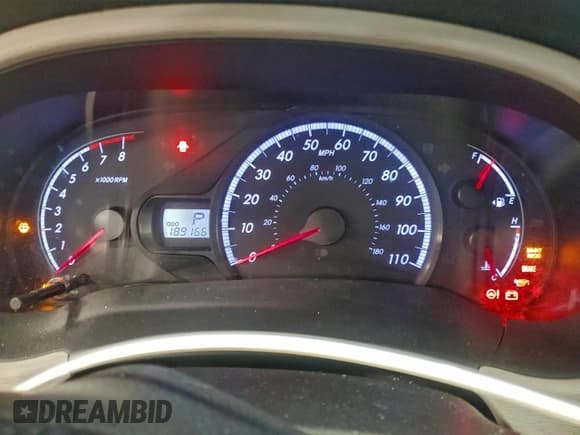 ✅ 2011 Toyota Sienna • VIN: 5TDZK3DC9BS094242 • Lot: 94259735. Listed on Copart with 189,166 mi. Free auction sales archive from the USA and detailed vehicle history report at DreamBid. Image 9.