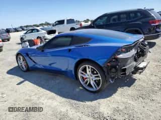 2015 Chevrolet Corvette Z51 2LT с VIN 1G1YK2D72F5118846, выставлен на аукционе Copart как лот 69532074 с пробегом 25 909 миль миль и Списание • Salvage title. История ставок и продаж доступна на DreamBid. Изображение 2.