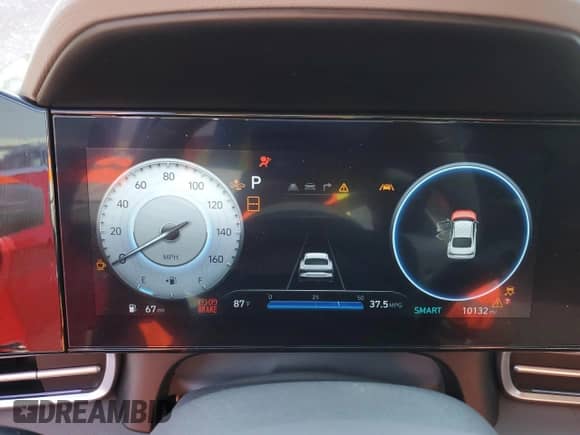 2024 Hyundai Elantra SEL with VIN KMHLS4DG0RU733656, listed as a Copart auction lot 65163465 with 10,132 mi miles and Salvage title. Bid and sale history available at DreamBid. Image 9.