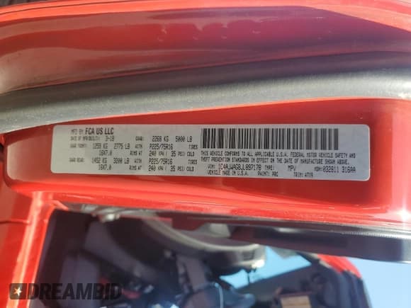 ✅ 2018 Jeep Wrangler Willys Wheeler W • VIN: 1C4AJWAG8JL897178 • Lot: 62576405. Listed on Copart with 12,381 mi. Free auction sales archive from the USA and detailed vehicle history report at DreamBid. Image 12.