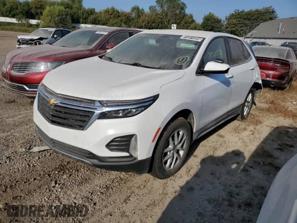 2024 Chevrolet Equinox LT с VIN 3GNAXTEG5RL190313, выставлен на аукционе Copart как лот 71371224 с пробегом 11 647 миль миль и На запчасти • Non repairable. История ставок и продаж доступна на DreamBid. Изображение 1.