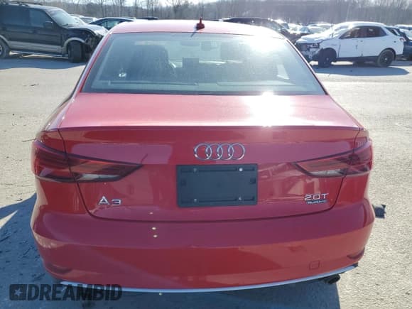 ✅ 2017 Audi A3 Premium • VIN: WAUB8GFF8H1062867 • Lot: 41778885. Listed on Copart with 50,926 mi. Free auction sales archive from the USA and detailed vehicle history report at DreamBid. Image 6.
