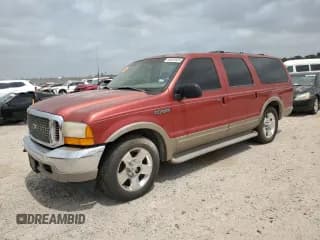 ✅ 2000 Ford Excursion Limited • VIN: 1FMNU42F9YEE51179 • Лот: 52051925. Опубликован ранее на Copart с пробегом 394 168 миль. Бесплатный доступ к архиву аукционных продаж из США и подробный отчёт об истории автомобиля на DreamBid. Изображение 1.