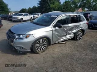 2019 Mitsubishi Outlander ES z VIN JA4AD2A32KZ047262, wystawiony jako Copart lot #66828005 z przebiegiem 65 057 mil mil oraz Szkoda całkowita • Salvage title. Historia ofert i sprzedaży dostępna na DreamBid. Obrazek 1.