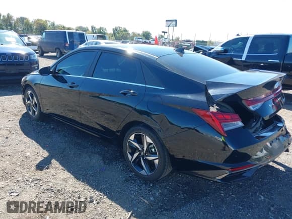 ✅ 2023 Hyundai Elantra Limited • VIN: KMHLP4AG3PU620089 • Lot: 43479397. Listed on IAAI with 50,524 mi. Free auction sales archive from the USA and detailed vehicle history report at DreamBid. Image 3.