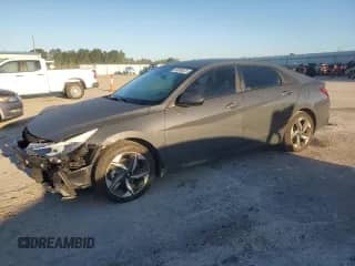 2023 Hyundai Elantra SEL z VIN KMHLS4AG1PU566273, wystawiony jako Copart lot #86086825 z przebiegiem 6 379 mil mil oraz Szkoda całkowita • Salvage title. Historia ofert i sprzedaży dostępna na DreamBid. Obrazek 1.