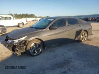 ✅ 2023 Hyundai Elantra SEL • VIN: KMHLS4AG1PU566273 • Lot: 86086825. Listed on Copart with 6,379 mi. Free auction sales archive from the USA and detailed vehicle history report at DreamBid. Image 1.