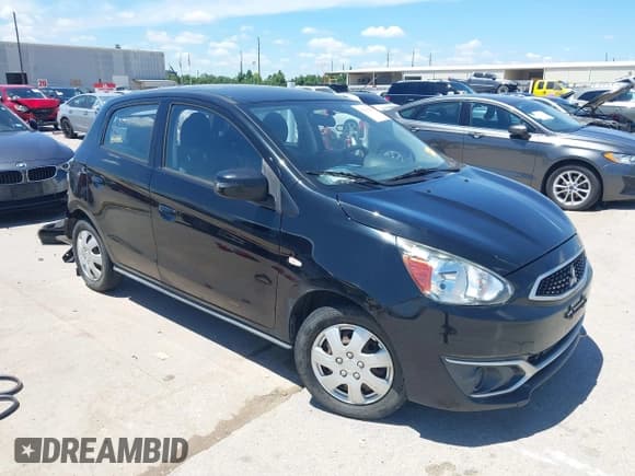 ✅ 2018 Mitsubishi Mirage ES • VIN: ML32A3HJ9JH013582 • Lot: 42818048. Listed on IAAI with 104,472 mi. Free auction sales archive from the USA and detailed vehicle history report at DreamBid. Image 1.