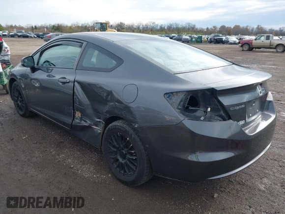 ✅ 2013 Honda Civic LX • VIN: 2HGFG3B55DH515790 • Lot: 43659287. Listed on IAAI with 160,520 mi. Free auction sales archive from the USA and detailed vehicle history report at DreamBid. Image 3.