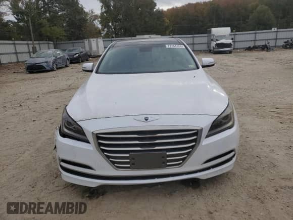 2015 Hyundai Genesis 3.8L z VIN KMHGN4JE0FU067258, wystawiony jako Copart lot #77744124 z przebiegiem 80 317 mil mil oraz Szkoda całkowita • Salvage title. Historia ofert i sprzedaży dostępna na DreamBid. Obrazek 5.