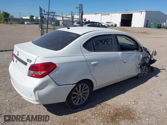 ✅ 2018 Mitsubishi Mirage ES • VIN: ML32F3FJ6JHF15280 • Lot: 42227071. Listed on IAAI with 55,929 mi. Free auction sales archive from the USA and detailed vehicle history report at DreamBid. Image 4.