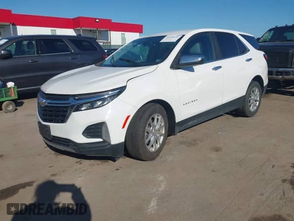 2022 Chevrolet Equinox LT with VIN 3GNAXUEV2NL189571, listed as a IAAI auction lot 43340032 with 77,628 mi miles and . Bid and sale history available at DreamBid. Image 2.