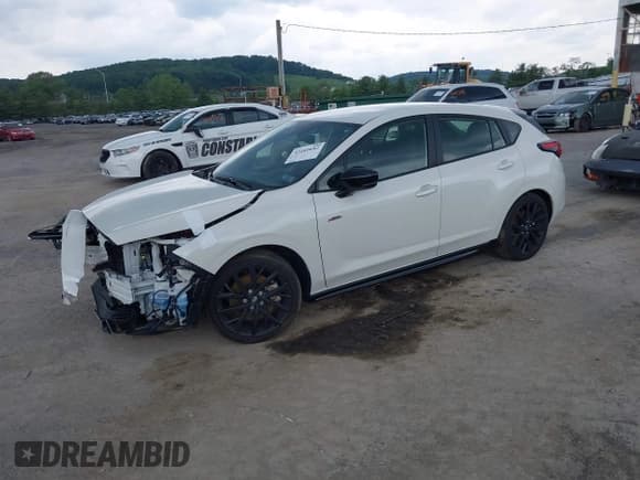 ✅ 2024 Subaru Impreza RS • VIN: JF1GUHHC7R8865729 • Lot: 42460682. Wystawiony na IAAI z przebiegiem 7 363 mil. Bezpłatny archiwum sprzedaży aukcyjnych z USA i szczegółowy raport historii pojazdu na DreamBid. Zdjęcie 2.