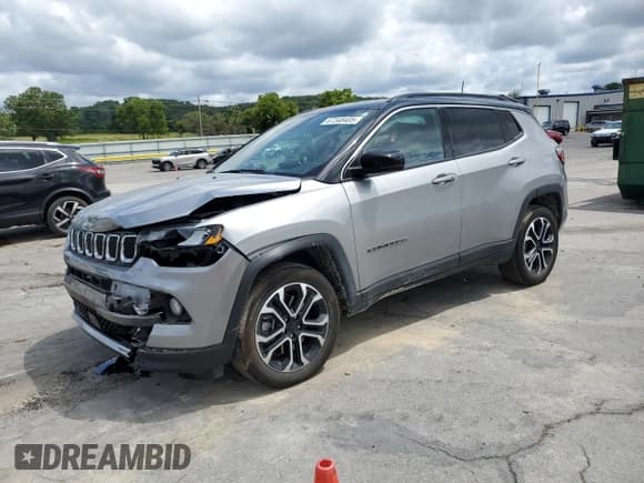 ✅ 2023 Jeep Compass Limited • VIN: 3C4NJDCN8PT551811 • Лот: 67348405. Опубликован ранее на Copart с пробегом 20 804 миль. Бесплатный доступ к архиву аукционных продаж из США и подробный отчёт об истории автомобиля на DreamBid. Изображение 1.